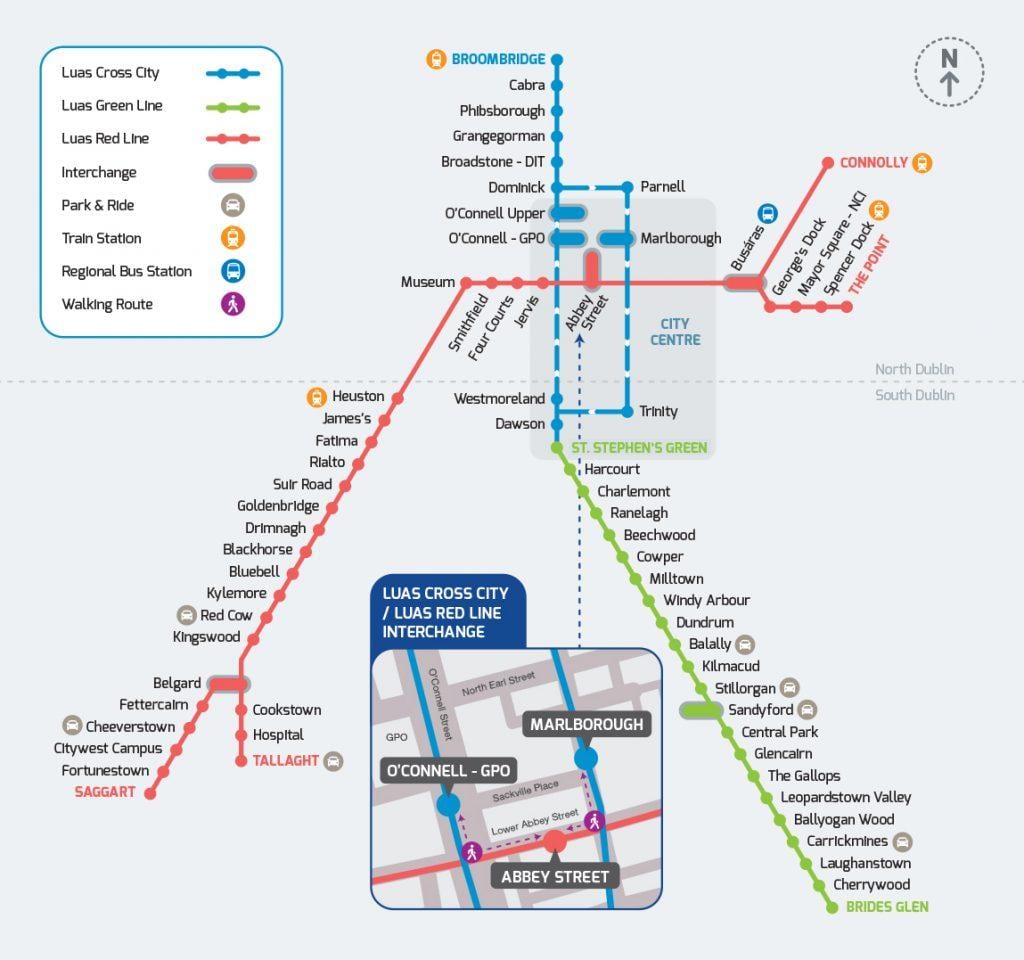 Luas cross city mapa trasy