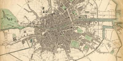 Mapu Dublinu v roce 1916