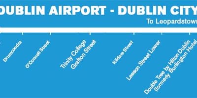 Aircoach zastaví mapě