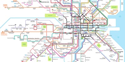 Dublin 747 bus mapa