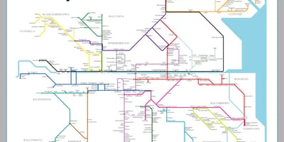 Mapa Dublinu hospody