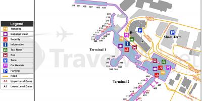 Mapa Dublin letiště