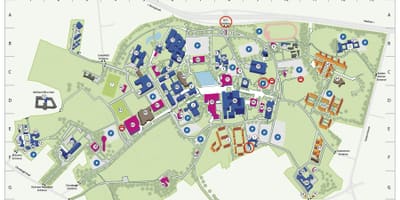Dublin high school campus mapa