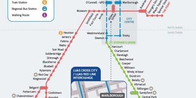 Luas cross city mapa trasy