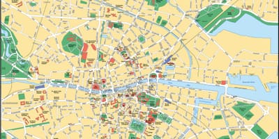 Dublin na mapě